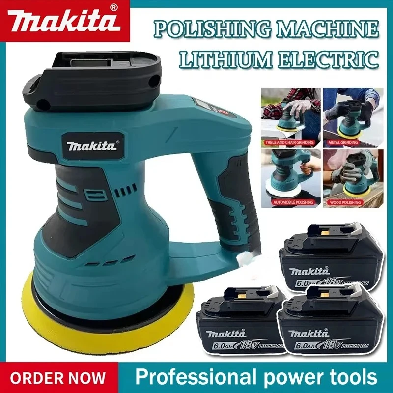 Полировальная машинка Makita, 8 скоростей, аккумуляторная, беспроводная, регулируемая, электрическая, для полировки автомобилей, инструмент для нанесения воска и защитной глазури
Полировальная машинка Makita, 8 скоростей, аккумуляторная, беспроводная, регулируемая, электрическая, для полировки автомобилей, инструмент для нанесения воска и защитной глазури