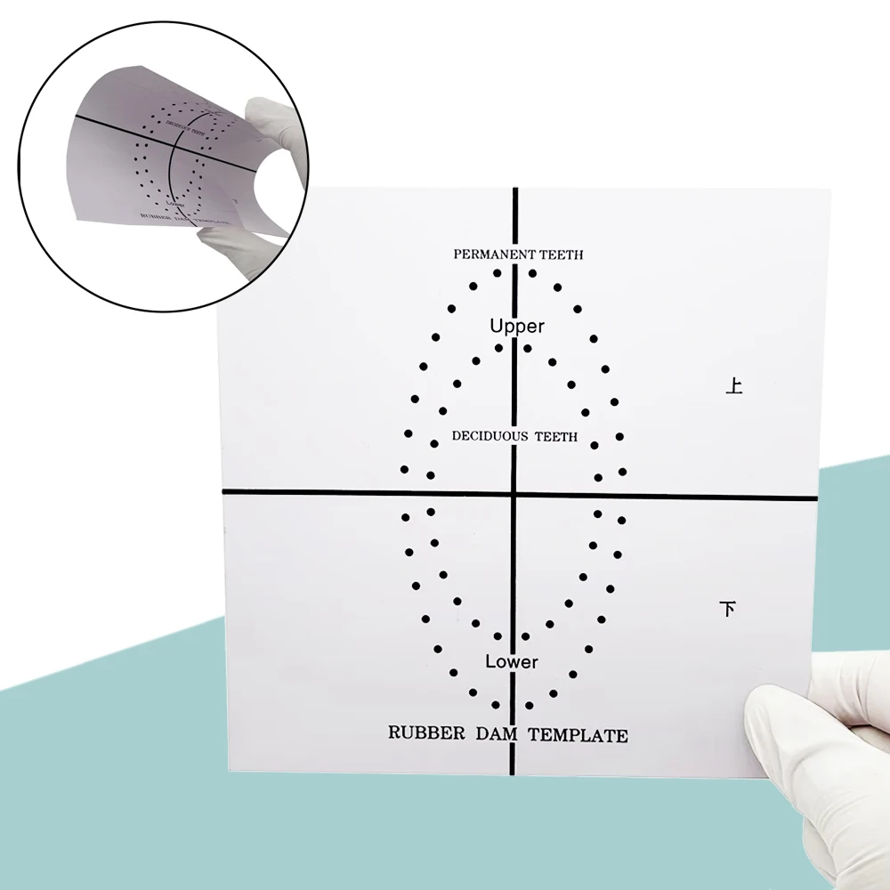 Dental Rubber Dam Punch Hole Positioning Board Barrier Template for Precise Placement Dental Lab Instrument Tool
Dental Rubber Dam Punch Hole Positioning Board Barrier Template for Precise Placement Dental Lab Instrument Tool