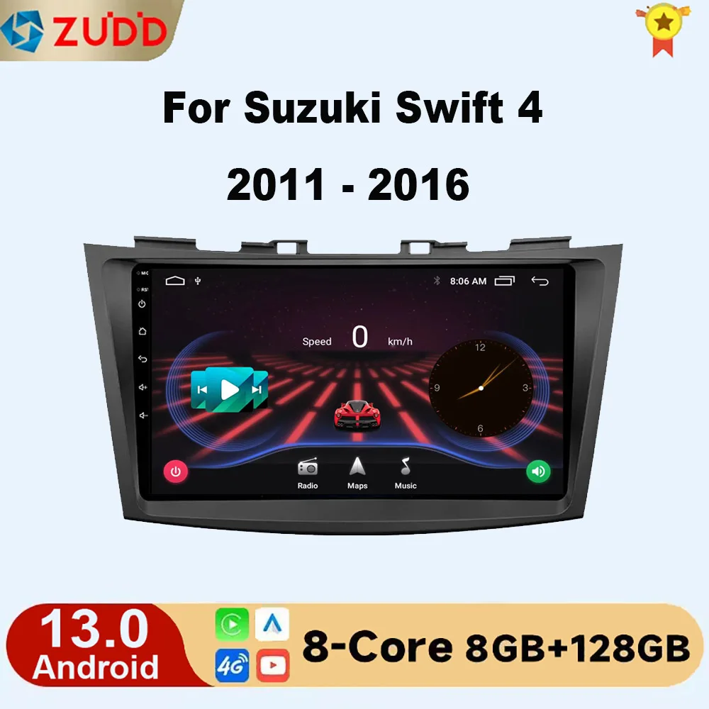 Car Radio Stereo Android 13 For Suzuki Swift 4 2011 2012 2013 2014 -2016 Multimedia Video Player 2 din Auto Audio GPS Carplay
Car Radio Stereo Android 13 For Suzuki Swift 4 2011 2012 2013 2014 -2016 Multimedia Video Player 2 din Auto Audio GPS Carplay