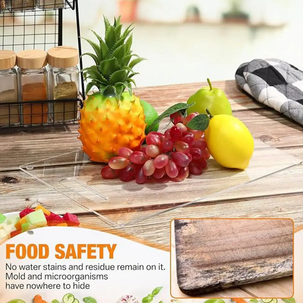 Versatile Food Preparation Cutting Board Non-slip Cutting Board with Silicone Dots Acrylic for Kitchen for Veggies for Kitchen
Versatile Food Preparation Cutting Board Non-slip Cutting Board with Silicone Dots Acrylic for Kitchen for Veggies for Kitchen