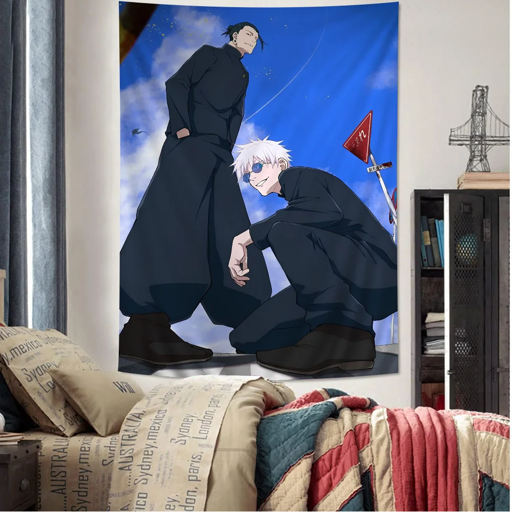 Anime Gojo And Geto Cartoon Tapestry Home Decoration Hippie Bohemian Decoration Divination Home Decor
Anime Gojo And Geto Cartoon Tapestry Home Decoration Hippie Bohemian Decoration Divination Home Decor