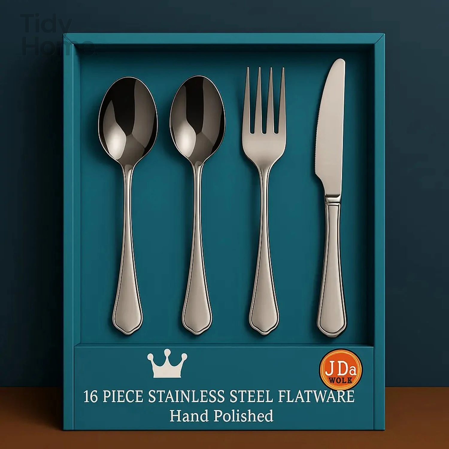 16-Piece Luxury Premium Silverware Tableware Set for Home,Stainless Steel Flatware Service, Ergonomic and Comfortable Tableware
16-Piece Luxury Premium Silverware Tableware Set for Home,Stainless Steel Flatware Service, Ergonomic and Comfortable Tableware