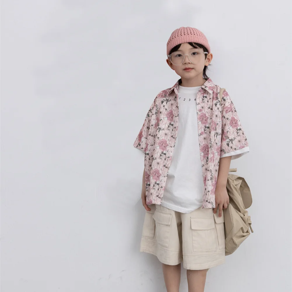 2024 New Korean Style Short-sleeved Shirt for Boys, Casual and Versatile with Full-body Printing, Trendy and Stylish
2024 New Korean Style Short-sleeved Shirt for Boys, Casual and Versatile with Full-body Printing, Trendy and Stylish