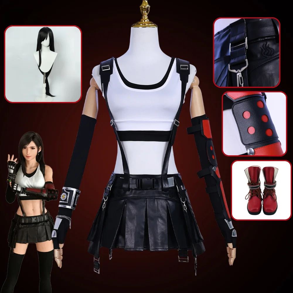 Tifa Lockhart Cosplay Tifa Lockhart Costume Synthetic Wig Anime Game Role Playing Costumes
Tifa Lockhart Cosplay Tifa Lockhart Costume Synthetic Wig Anime Game Role Playing Costumes