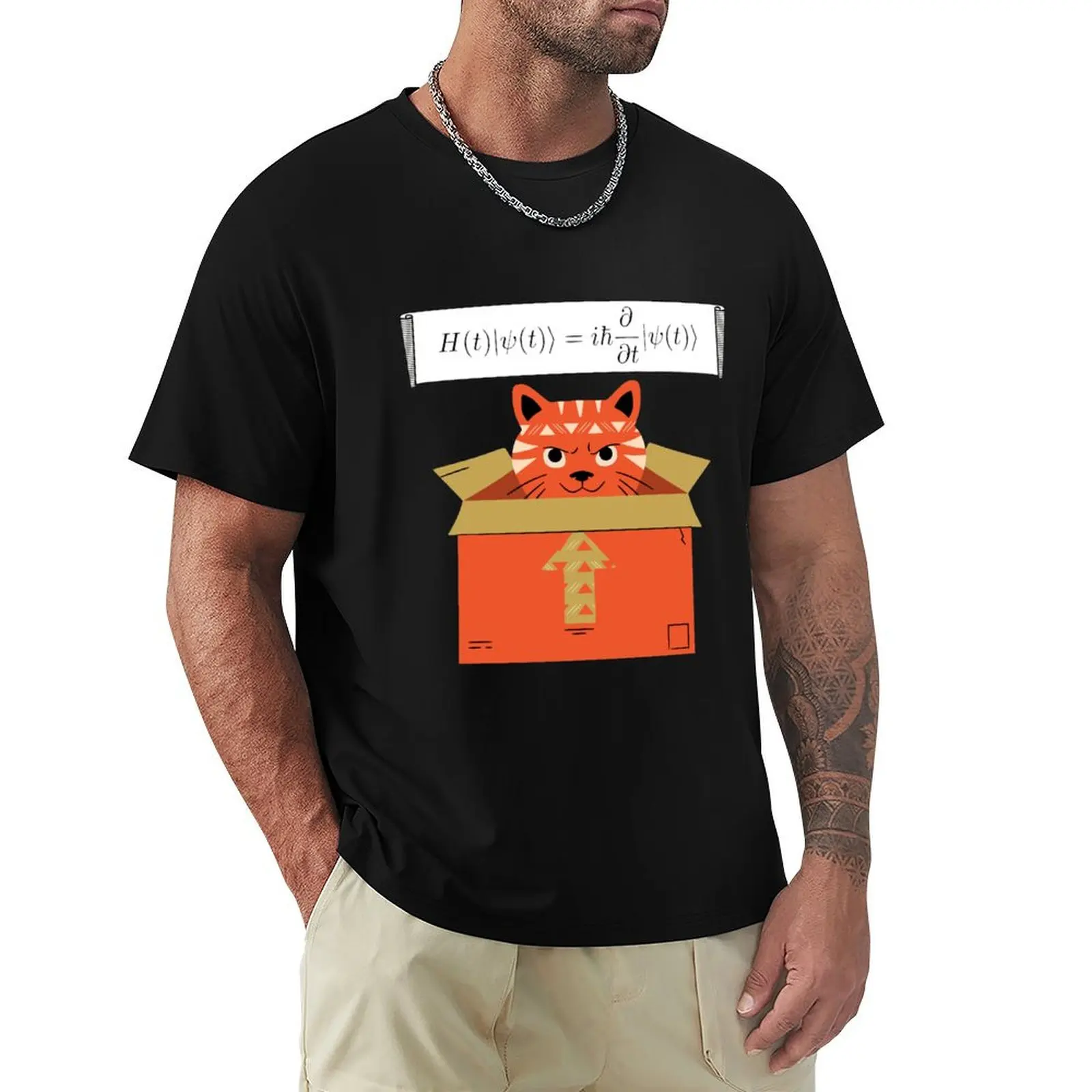 Schrodinger's cat - funny equation T-Shirt sports fans funny costumes anime clothes outfits for men
Schrodinger's cat - funny equation T-Shirt sports fans funny costumes anime clothes outfits for men
