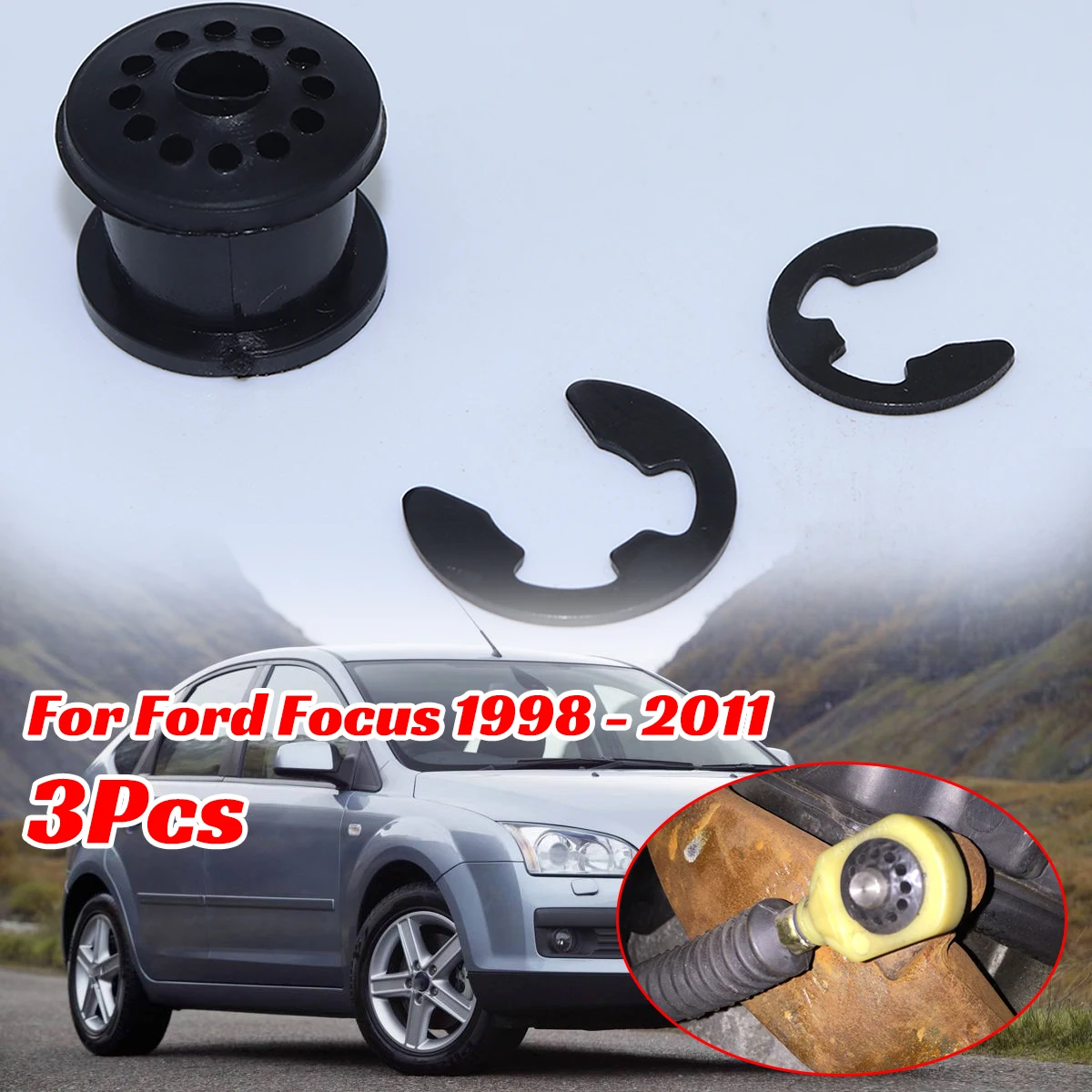 Set Shifter Cable Bushing Manual Transmission Gear Selector Shift Linkage Lever End Grommet Pivot Rubber For Ford Focus 98-2011
Set Shifter Cable Bushing Manual Transmission Gear Selector Shift Linkage Lever End Grommet Pivot Rubber For Ford Focus 98-2011