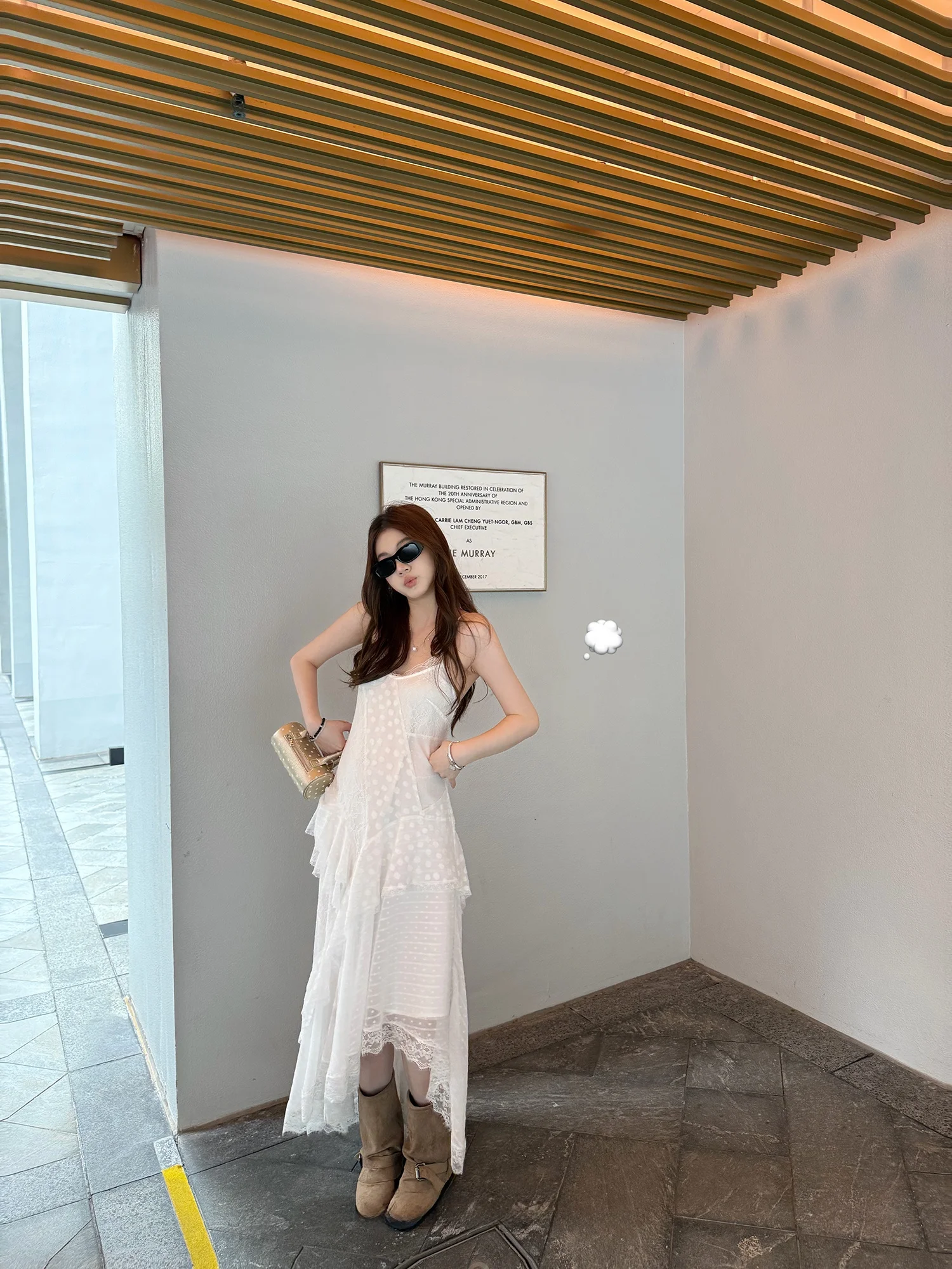 Y Studio Garden Wander White Irregular Lace Splice Strap V-ne Spring Drifting Dr Southeastern Sle l Waist Soft...
Y Studio Garden Wander White Irregular Lace Splice Strap V-ne Spring Drifting Dr Southeastern Sle l Waist Soft...