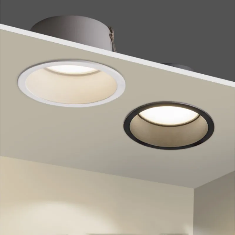 LED dimmable anti-glare recessed downlight9W 12W 15W 18W 20W round white LED ceiling spotlight AC220v indoor background light
LED dimmable anti-glare recessed downlight9W 12W 15W 18W 20W round white LED ceiling spotlight AC220v indoor background light