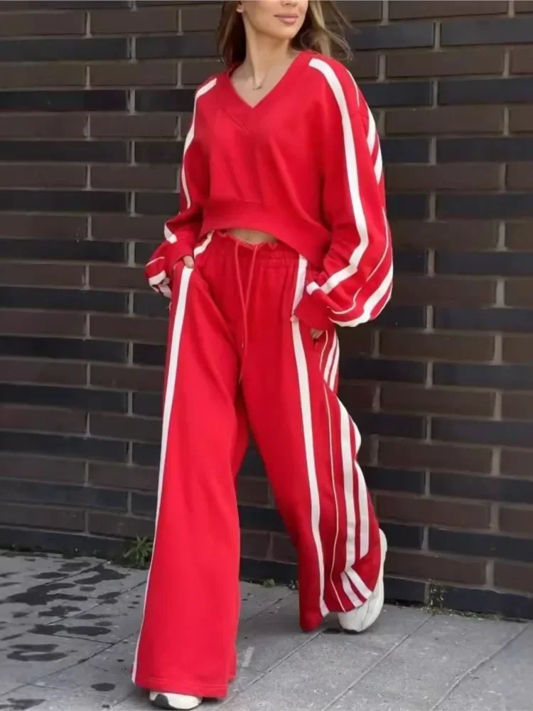 New Autumn 2 Piece Set Women Casual Sweatpants Outfits Long Sleeve Tops Pants Sets Sweatshirts Two Piece Set Fashion Suits
New Autumn 2 Piece Set Women Casual Sweatpants Outfits Long Sleeve Tops Pants Sets Sweatshirts Two Piece Set Fashion Suits
