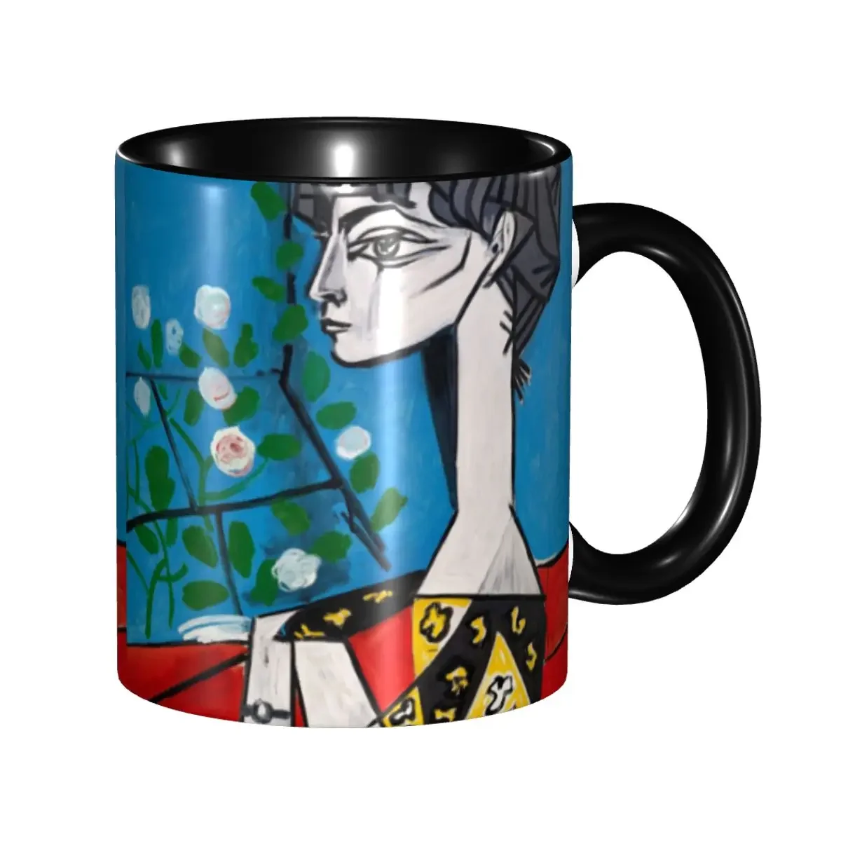 Pablo Picasso Mug Custom Jacqueline with Flowers Coffee Ceramic Mug Cup Creative Gift
Pablo Picasso Mug Custom Jacqueline with Flowers Coffee Ceramic Mug Cup Creative Gift
