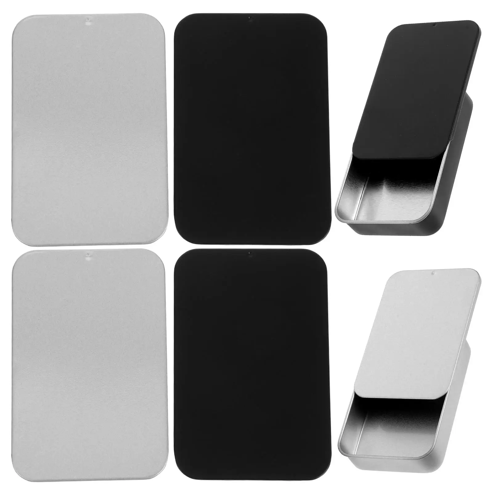 6 Pcs Metal Business Card Case Credit Wallet for Men Bracket Holder Flosser Dispenser Tin Boxes with Lid Travel
6 Pcs Metal Business Card Case Credit Wallet for Men Bracket Holder Flosser Dispenser Tin Boxes with Lid Travel