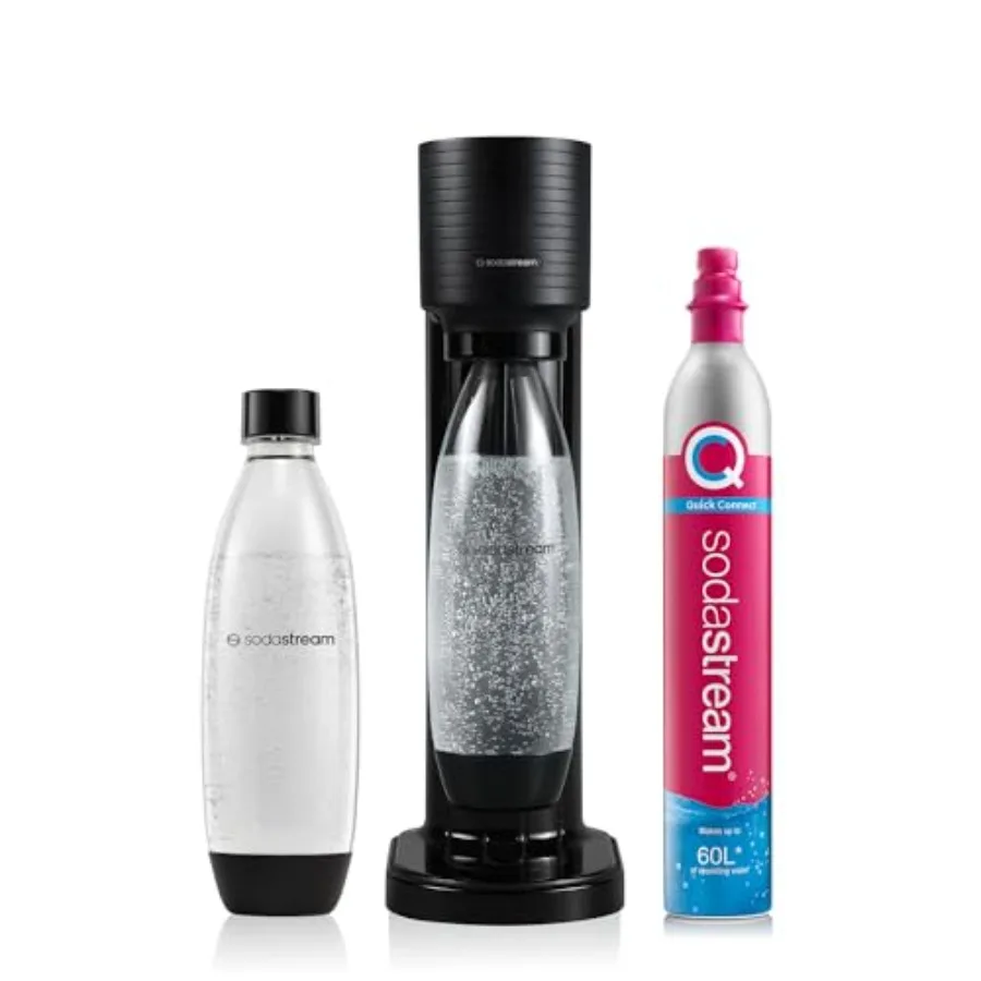 Black Sparkling Water Machine for Home Use Black Stainless Steel Premium Carbonated Beverage Maker with Adjustable Fizz Le
Black Sparkling Water Machine for Home Use Black Stainless Steel Premium Carbonated Beverage Maker with Adjustable Fizz Le