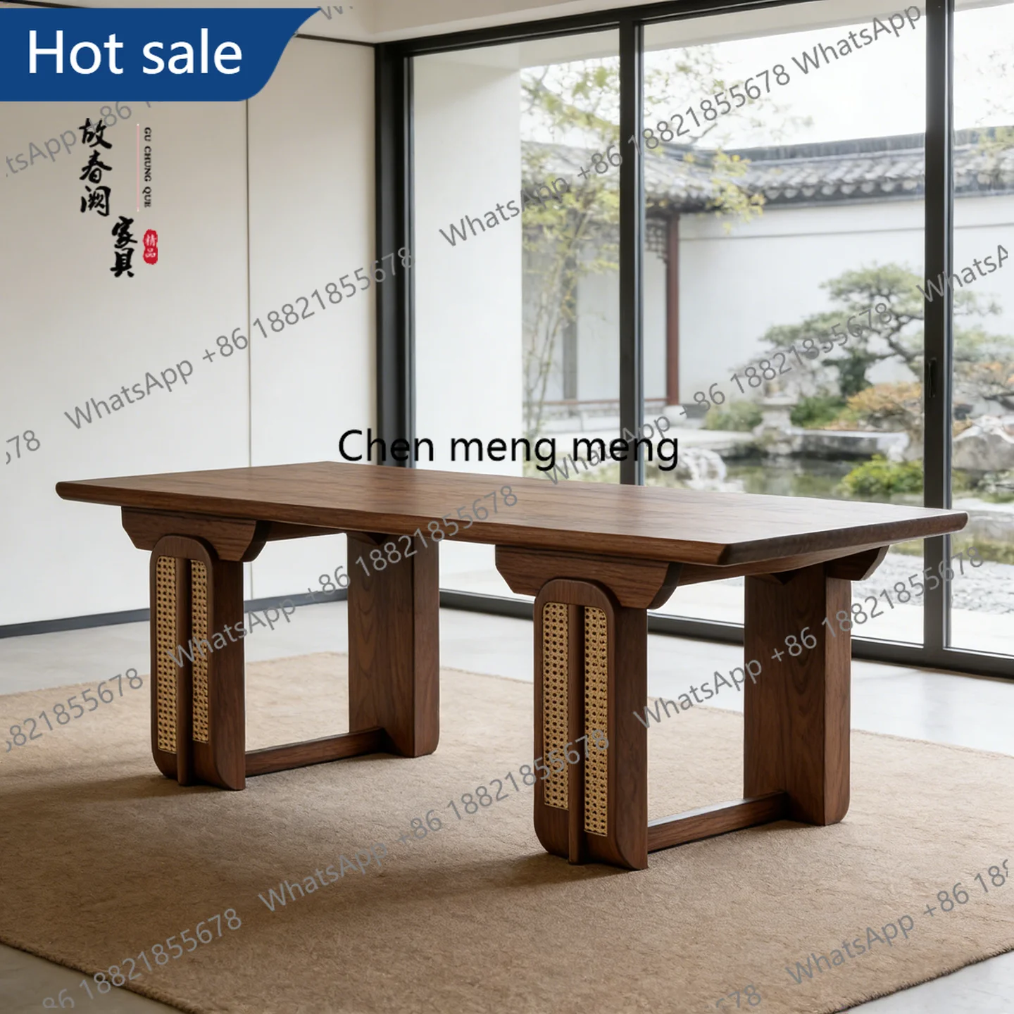 MM02 New high-end tea table antique North American black walnut solid wood Kato braided tea table
MM02 New high-end tea table antique North American black walnut solid wood Kato braided tea table