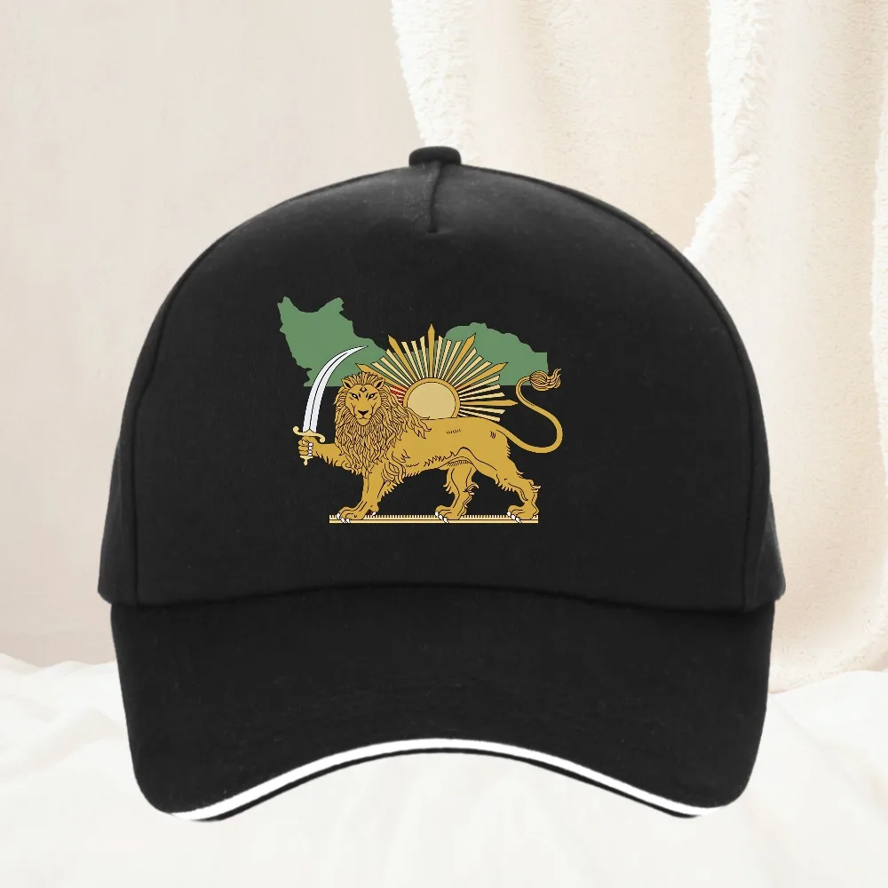 Iran Persia Map Flag Shir o Khorshid Lion and Sun Baseball Cap Casual Sunscreen Caps Men Women Adjustable Hat Outdoor
Iran Persia Map Flag Shir o Khorshid Lion and Sun Baseball Cap Casual Sunscreen Caps Men Women Adjustable Hat Outdoor