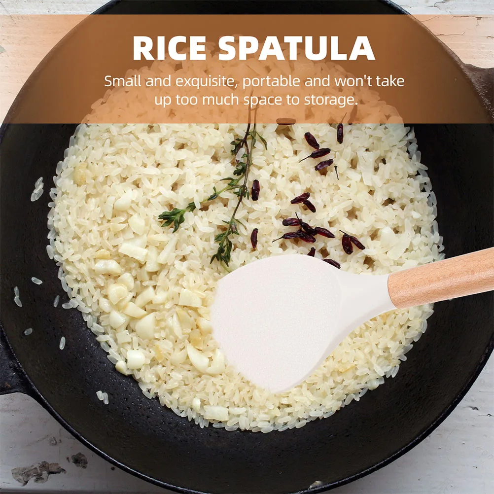 2pcs Duckbill Rice Spoon Ergonomic Handle Non-stick Kitchen Tool Silica Gel Reusable Home Hotel Restaurant Practical
2pcs Duckbill Rice Spoon Ergonomic Handle Non-stick Kitchen Tool Silica Gel Reusable Home Hotel Restaurant Practical
