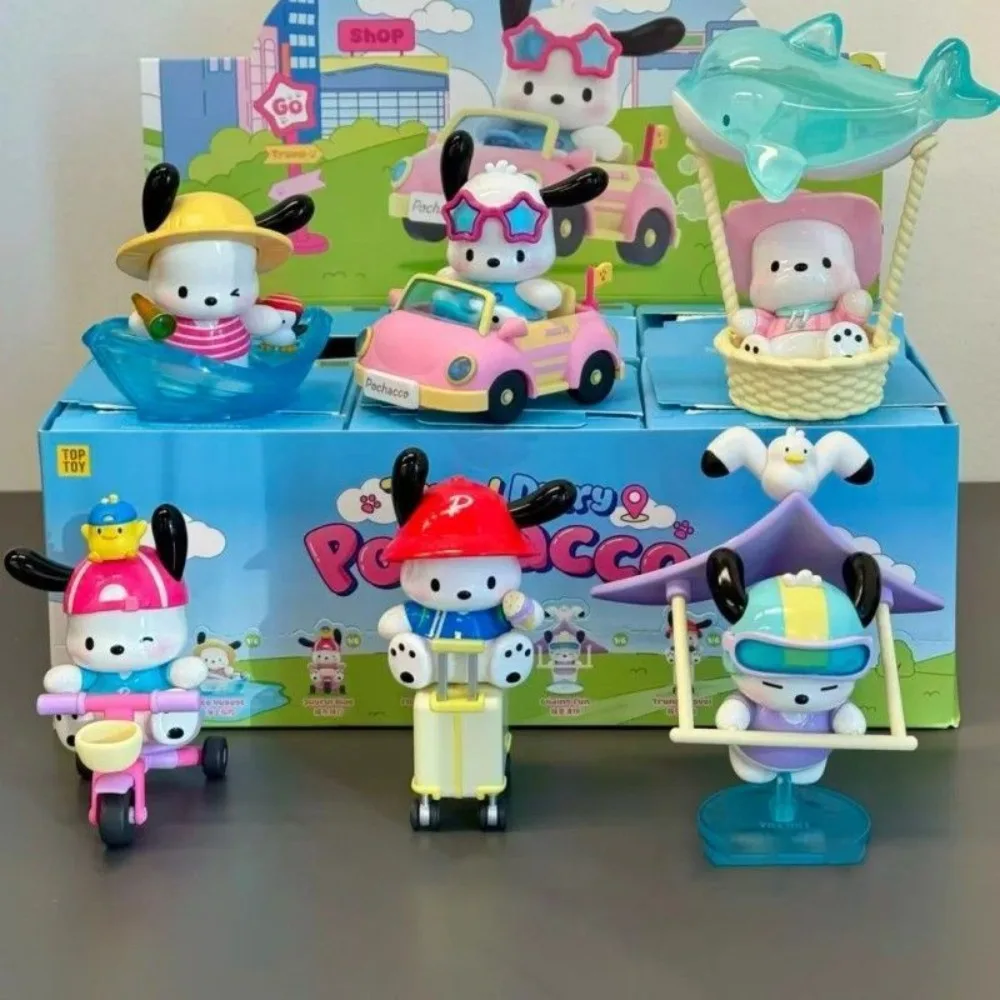 Genuine TOPTOY Pochacco Travel Diary Blind Box Sanrio Cartoon Figure Ornament Collectible Toy Holiday Birthday Gift
Genuine TOPTOY Pochacco Travel Diary Blind Box Sanrio Cartoon Figure Ornament Collectible Toy Holiday Birthday Gift