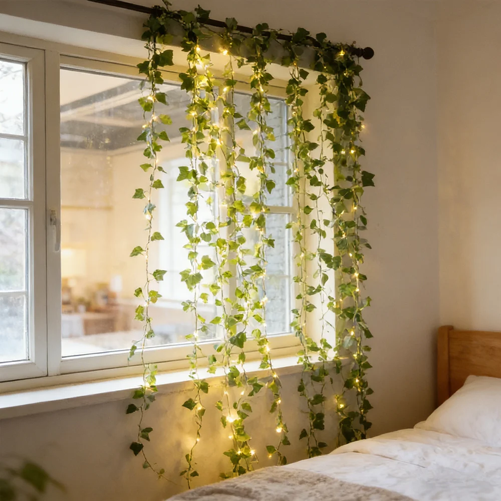 Christmas Tree Garland Light Battery Powered Flower Green Leaf String Lights Artificial Vine Fairy Lights for Weeding Home Decor
Christmas Tree Garland Light Battery Powered Flower Green Leaf String Lights Artificial Vine Fairy Lights for Weeding Home Decor