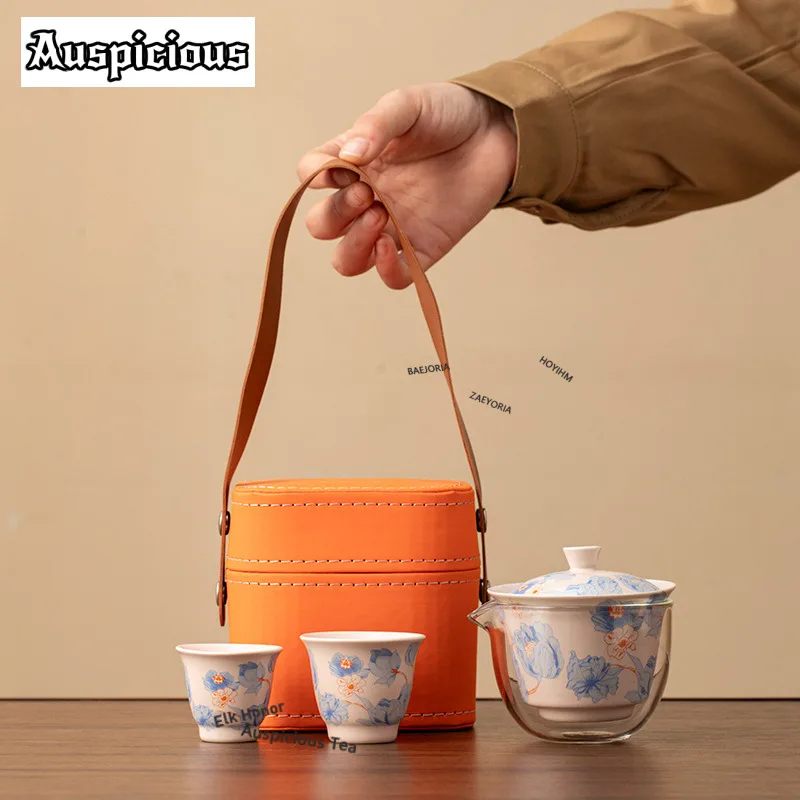 Aesthetic Blooming Flowers Travel Tea Set Kit Boutique 1 Pot 2 Cups Tea Brewing Organizer Portable Camping Handbag Ornaments
Aesthetic Blooming Flowers Travel Tea Set Kit Boutique 1 Pot 2 Cups Tea Brewing Organizer Portable Camping Handbag Ornaments