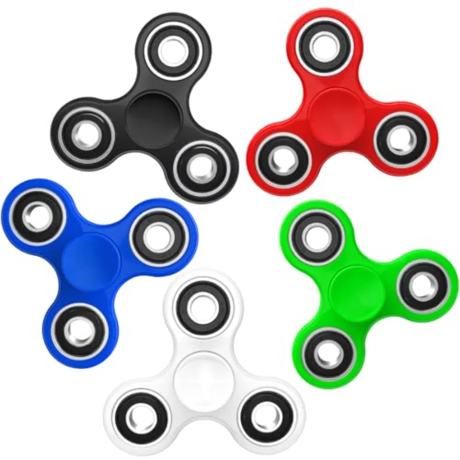 Fidget Spinners 5 Pack - Fidget Toys Sensory Stress Relief Toys for Adults and,Anxiety Reducing Fidget Spinners, Goodie Bag Stu
Fidget Spinners 5 Pack - Fidget Toys Sensory Stress Relief Toys for Adults and,Anxiety Reducing Fidget Spinners, Goodie Bag Stu