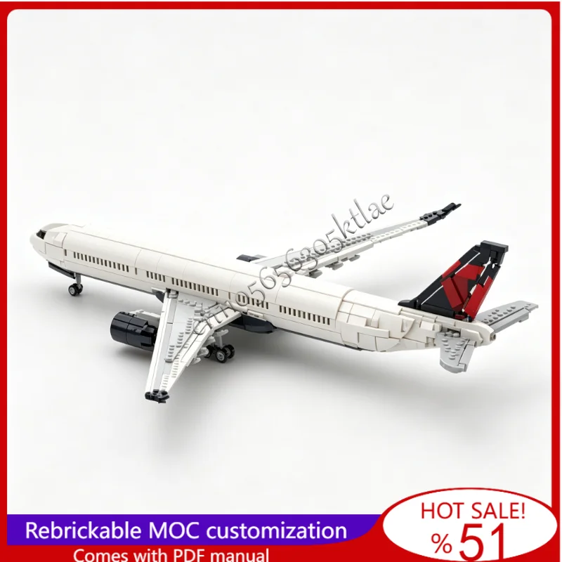 2413 PCS MOC Transportation Series A330 Airline Aircraft Model Custom Puzzle Bricks DIY Creative Assembly Children Birthday Gift
2413 PCS MOC Transportation Series A330 Airline Aircraft Model Custom Puzzle Bricks DIY Creative Assembly Children Birthday Gift
