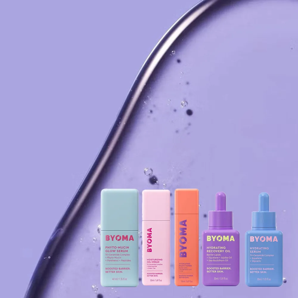 BYOMA Phyto-Mucin Glow Serum Hydrating Recovery Oil Milky Toner Moisturizing Gel Cream Boosted Barrier Better Skin Care
BYOMA Phyto-Mucin Glow Serum Hydrating Recovery Oil Milky Toner Moisturizing Gel Cream Boosted Barrier Better Skin Care