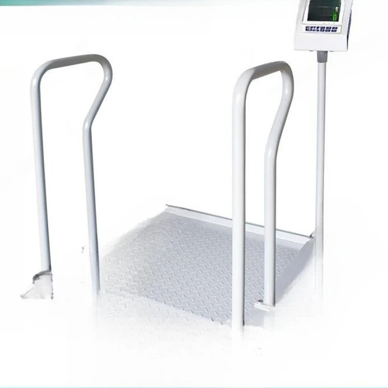 Stainless steel wheelchair scale Electronic scale Weight scale Hospital dialysis room Weighing physical examination
Stainless steel wheelchair scale Electronic scale Weight scale Hospital dialysis room Weighing physical examination