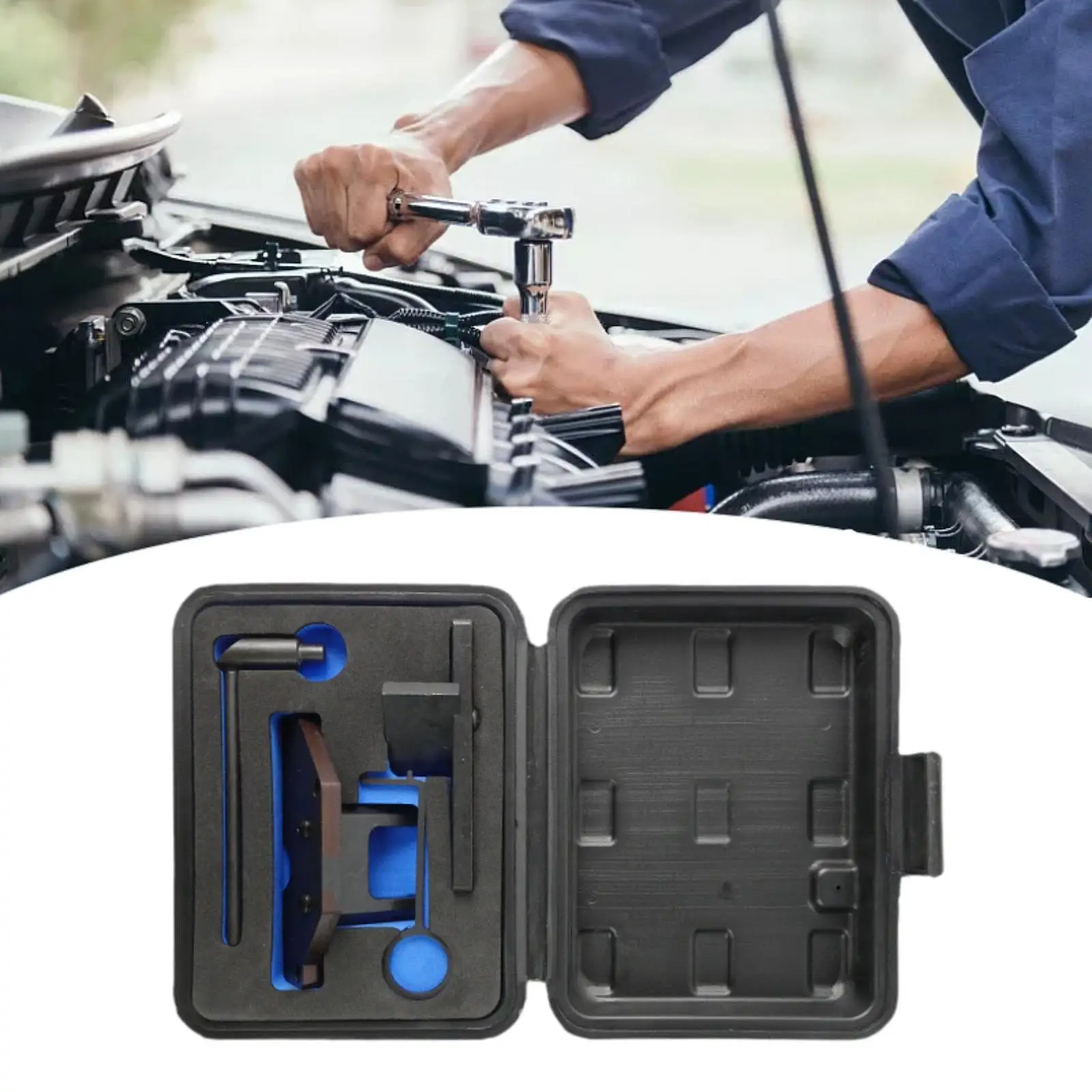 Engine Timing Tool Easy to Store Multifunctional Lightweight Scratch Resistant 4 Pcs Alignment for 1.2 Turbo Vehicle Repair
Engine Timing Tool Easy to Store Multifunctional Lightweight Scratch Resistant 4 Pcs Alignment for 1.2 Turbo Vehicle Repair