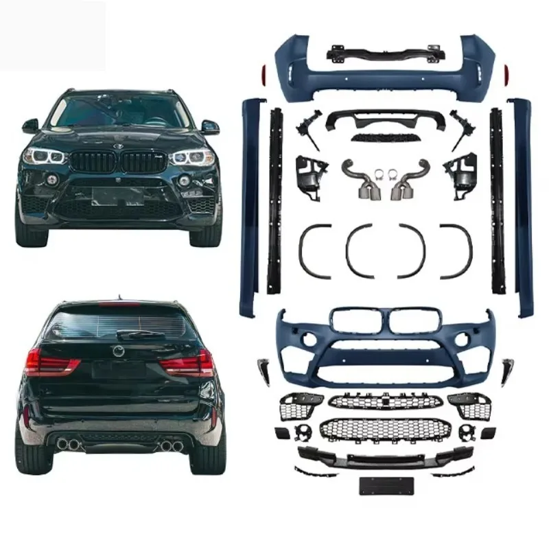 FW Manufacturing Source Car Accessories PP Front Rear Bumper Grille Rear Pipe Full Body Kit for X5 F15 to X5M Body Kit
FW Manufacturing Source Car Accessories PP Front Rear Bumper Grille Rear Pipe Full Body Kit for X5 F15 to X5M Body Kit