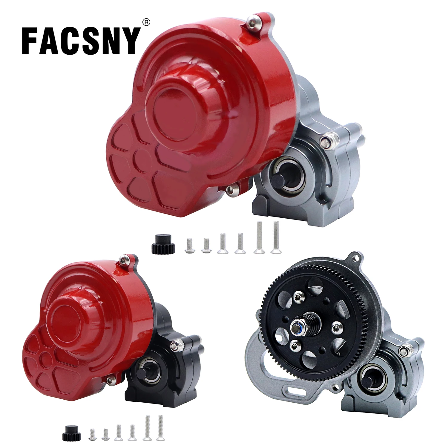 48P All Metal Transmission Reverse Gearbox With Motor Gea For 1/10 RC Crawler Car Axial SCX10 II 90046 SCX10 90027 Upgrade Part
48P All Metal Transmission Reverse Gearbox With Motor Gea For 1/10 RC Crawler Car Axial SCX10 II 90046 SCX10 90027 Upgrade Part