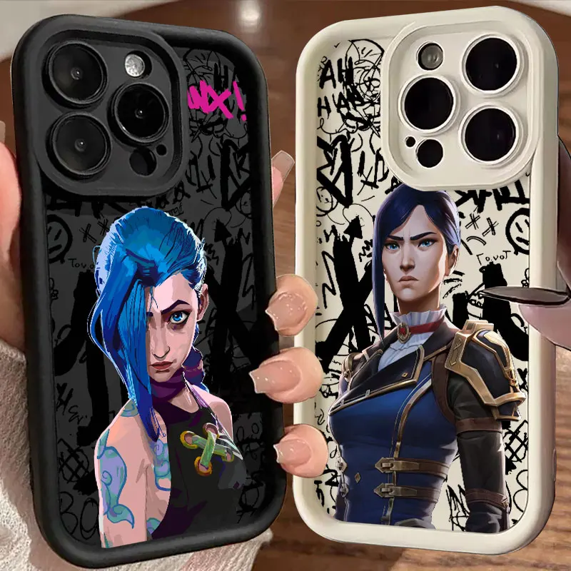 League-Legends Arcane Jinxs Vi Artelsia Case For iPhone 16 Pro Cases iPhone 15 14 13 12 Mini 11 Pro Max 16 Plus XS X Phone Cover
League-Legends Arcane Jinxs Vi Artelsia Case For iPhone 16 Pro Cases iPhone 15 14 13 12 Mini 11 Pro Max 16 Plus XS X Phone Cover