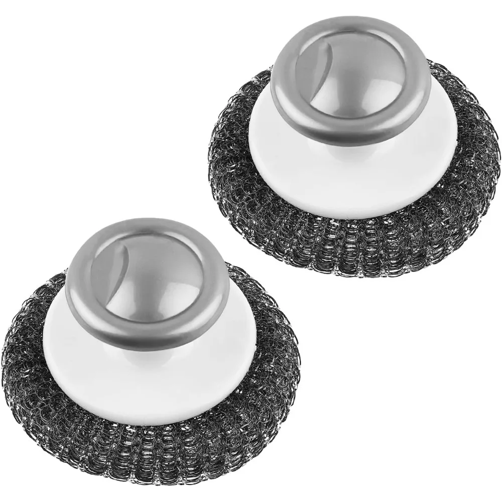 Double Pack Stainless Steel Scouring Pads for Kitchen and Bathroom Cleaning
Double Pack Stainless Steel Scouring Pads for Kitchen and Bathroom Cleaning