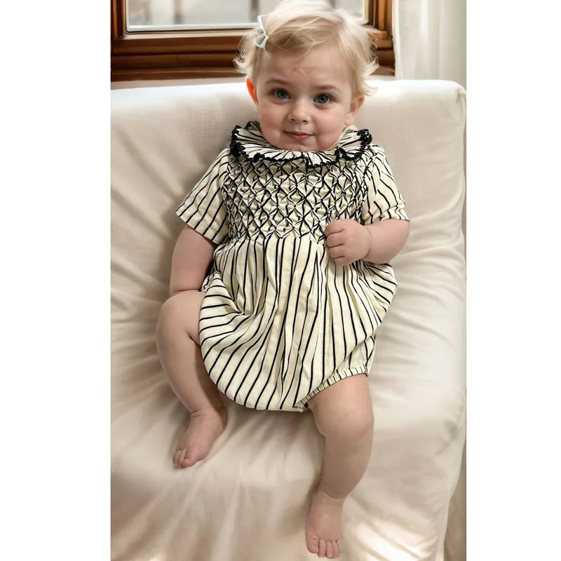 Grid Striped Rompers Summer Thin Fashionable Simple Cute All-match Casual and Trendy Rompers Kids Clothes
Grid Striped Rompers Summer Thin Fashionable Simple Cute All-match Casual and Trendy Rompers Kids Clothes