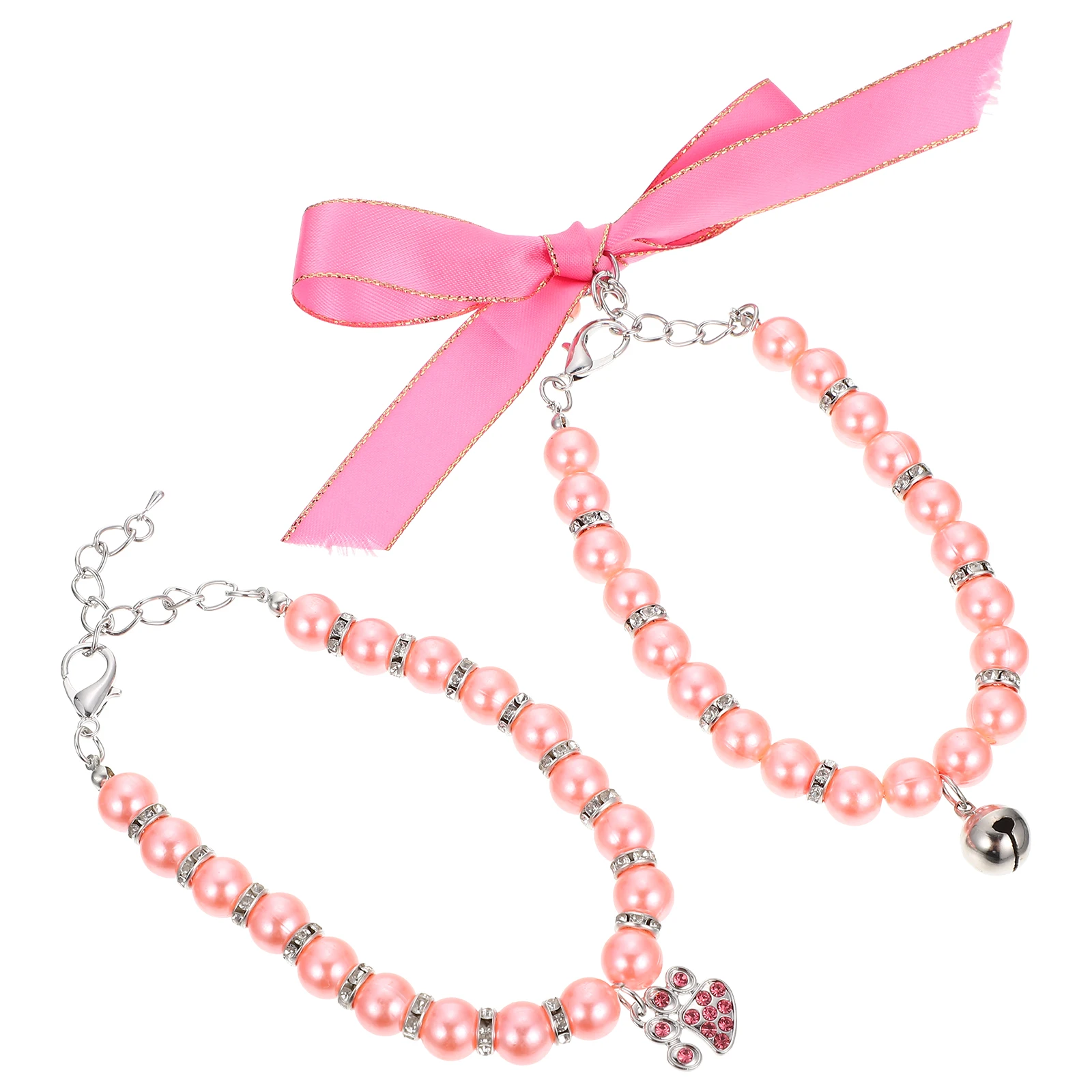 2pcs Kitten Decorative Necklace Puppy Pearl Collar Adjustable Pet Costume For Birthday Christmas Party Photography Prop
2pcs Kitten Decorative Necklace Puppy Pearl Collar Adjustable Pet Costume For Birthday Christmas Party Photography Prop