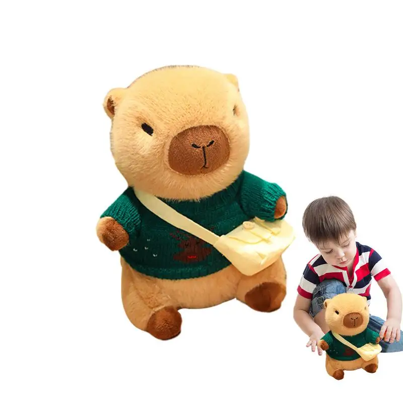 Capybara Stuffed Animal Cute Animal Pillow Plushie Doll Toy 23cm Funny Stuffed Animal With Crossbody Bag Soft Stuffed Plush Toy
Capybara Stuffed Animal Cute Animal Pillow Plushie Doll Toy 23cm Funny Stuffed Animal With Crossbody Bag Soft Stuffed Plush Toy