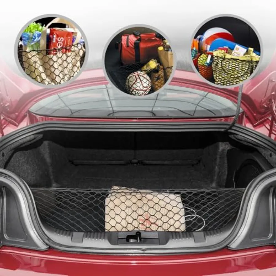 Envelope Style Automotive Elastic Trunk Cargo Net for Ford Mustang 2015-2025 - Premium Trunk Organizer and Storage - Luggage Ne
Envelope Style Automotive Elastic Trunk Cargo Net for Ford Mustang 2015-2025 - Premium Trunk Organizer and Storage - Luggage Ne