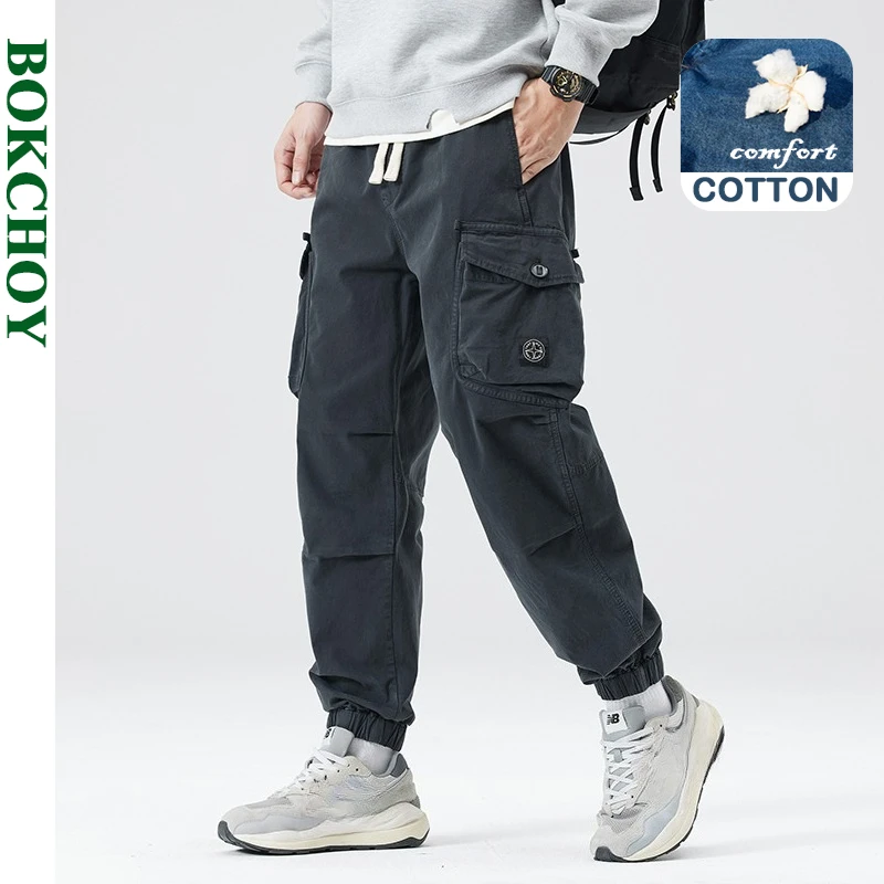 2026 Spring New Cargo Multi-pockets Jogger Pants for Men Clothing Comfort Cotton Vintage Male Trousers GF258208
2026 Spring New Cargo Multi-pockets Jogger Pants for Men Clothing Comfort Cotton Vintage Male Trousers GF258208