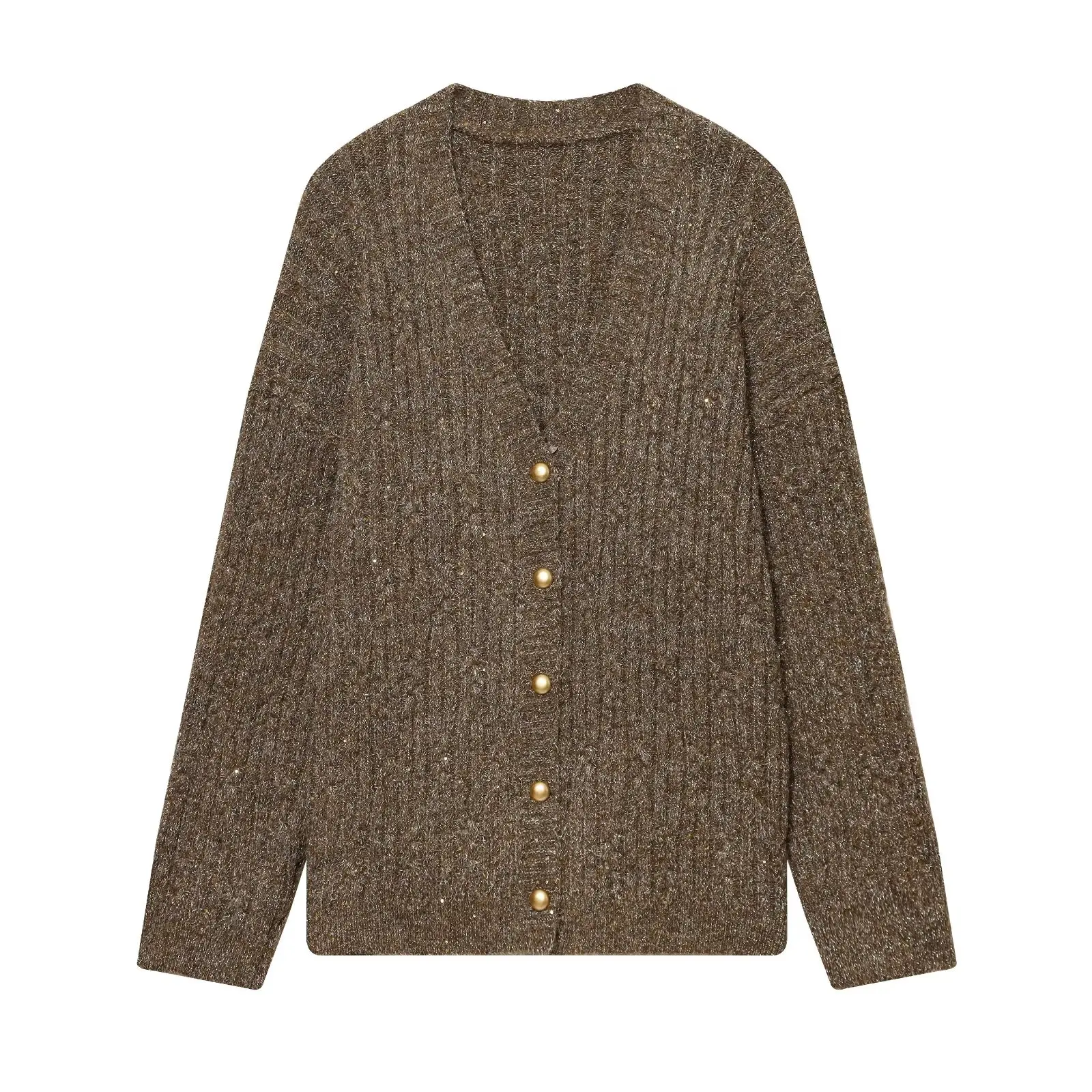WOMAN 2026 Summer New Fashionable and Casual V-neck Single breasted Bead Knitted Coat Unique Retro Women's cardigan Top Mujer
WOMAN 2026 Summer New Fashionable and Casual V-neck Single breasted Bead Knitted Coat Unique Retro Women's cardigan Top Mujer