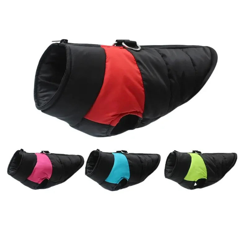 New autumn and winter windproof pet clothing warm dog and comfortable cotton-padded with traction hook
New autumn and winter windproof pet clothing warm dog and comfortable cotton-padded with traction hook