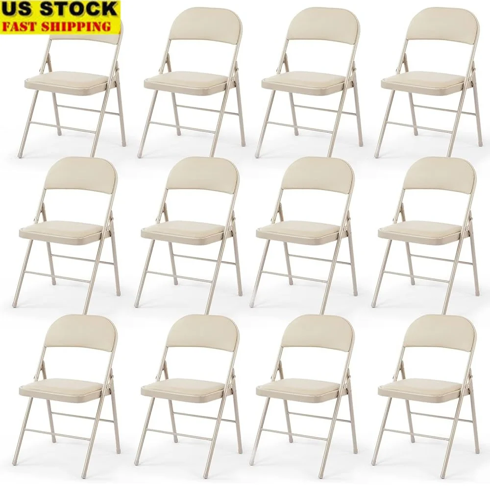 12 Pack Folding Chair Padded Seat Commercial Portable Stackable Indoor Outdoor Steel Frame Lightweight Easy Storage
12 Pack Folding Chair Padded Seat Commercial Portable Stackable Indoor Outdoor Steel Frame Lightweight Easy Storage