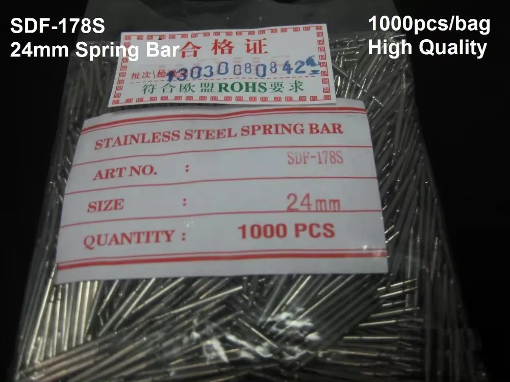 Free shipping 1000pcs 24mm SDF-178S Stainless Steel Double Flange Watch Spring Bars for Watch Band Pin Link
Free shipping 1000pcs 24mm SDF-178S Stainless Steel Double Flange Watch Spring Bars for Watch Band Pin Link