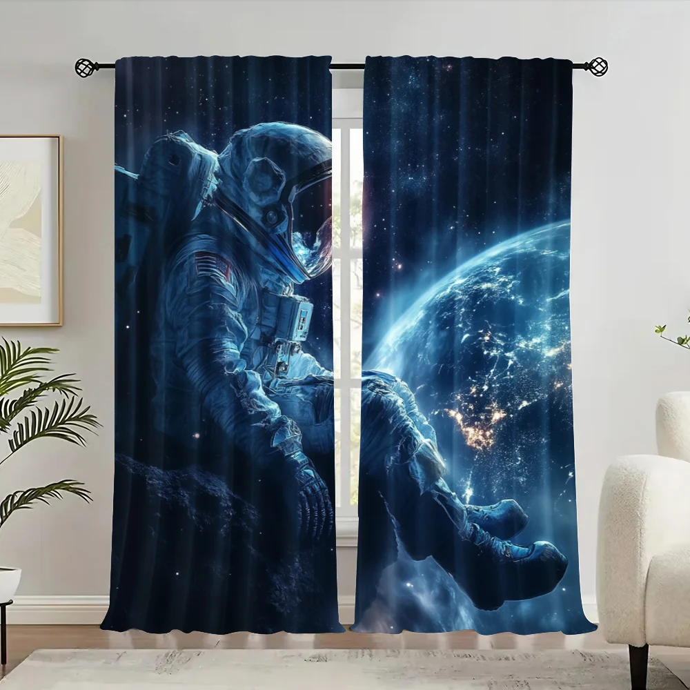 2pc, Window Drapes Spaceman Planet Fabric,Without Electricity Birthday Party Perfect for Multipurpose Event Decoration
2pc, Window Drapes Spaceman Planet Fabric,Without Electricity Birthday Party Perfect for Multipurpose Event Decoration