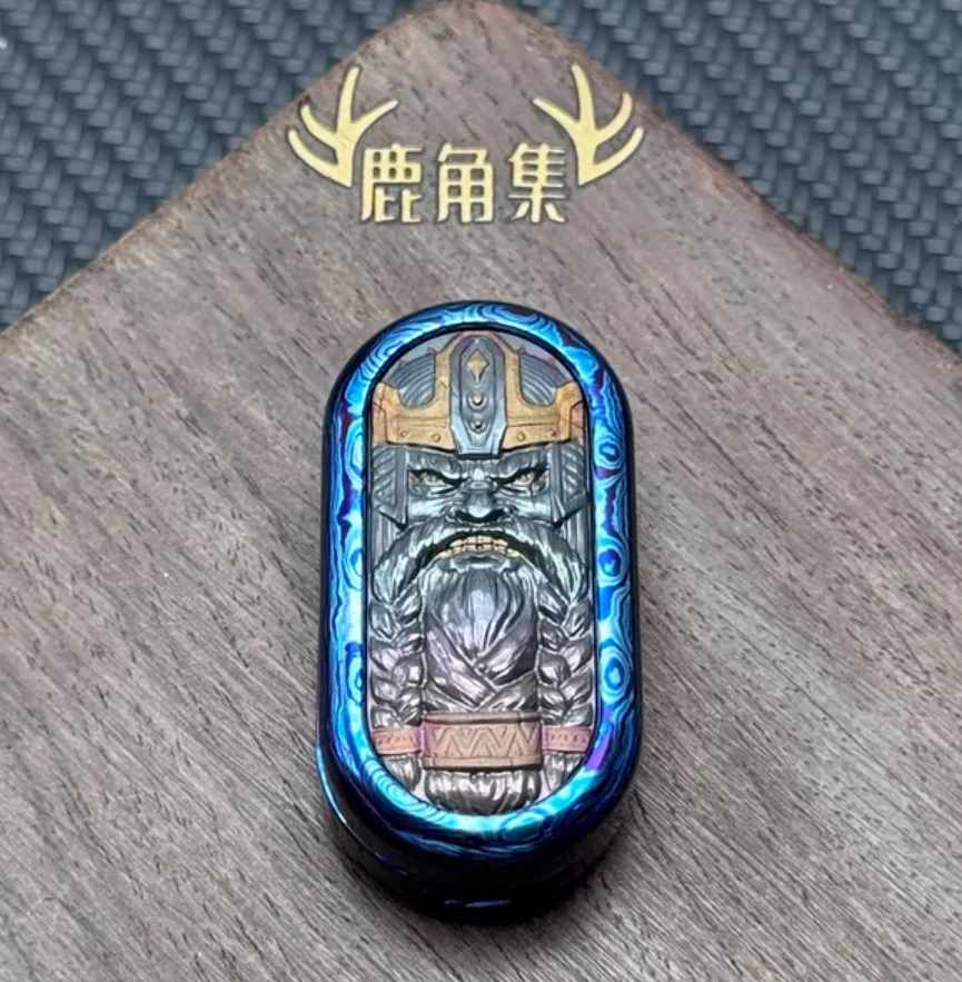Used EDC TK mini card promotion Timascus fidget slider decompression toy
Used EDC TK mini card promotion Timascus fidget slider decompression toy