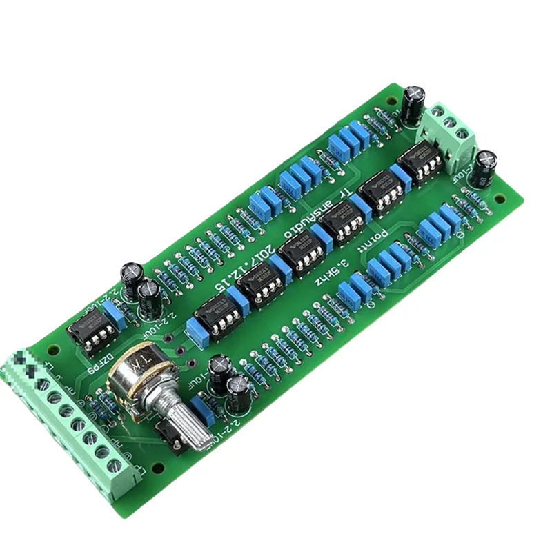 AU61-Dlhifi Bass Treble 2Way Crossover Audio Board NE5532P Frequency Divider Crossover Filters For Audio Amplifier System
AU61-Dlhifi Bass Treble 2Way Crossover Audio Board NE5532P Frequency Divider Crossover Filters For Audio Amplifier System