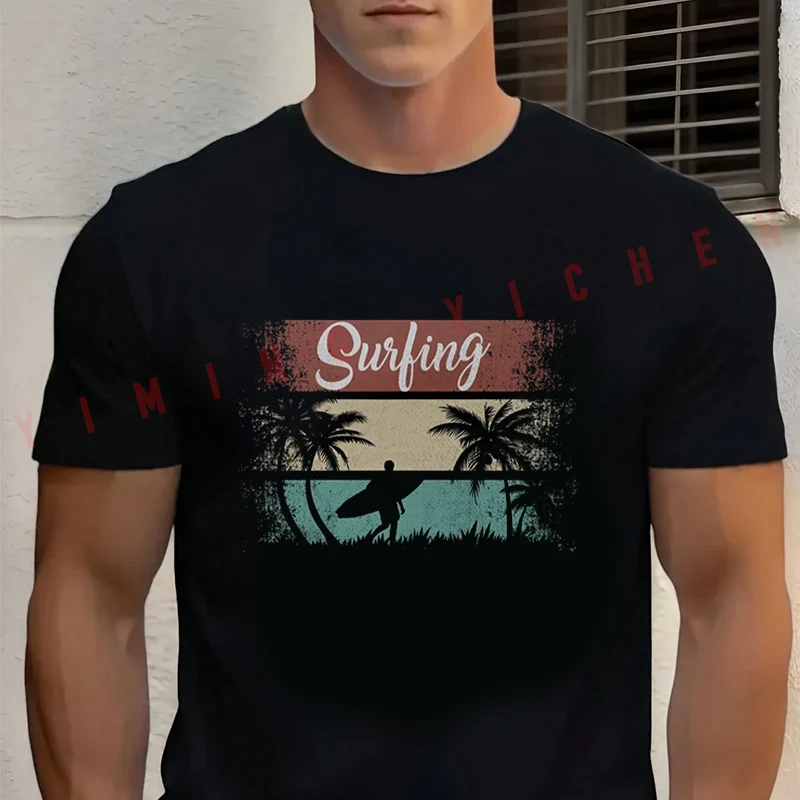 Men's Summer Cotton T-shirt Retro Vintage Surfing Design Motorcycle Tee Casual Short-sleeve Motorbike Cycling Top
Men's Summer Cotton T-shirt Retro Vintage Surfing Design Motorcycle Tee Casual Short-sleeve Motorbike Cycling Top