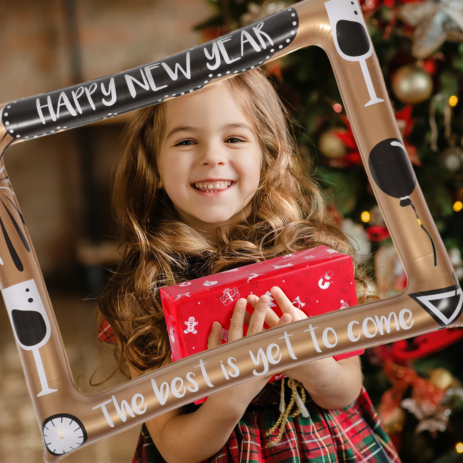 Inflatable Photo Frame 1Pcs Christmas Party Decorations Happy New Year Selfie Props Portable Event Photography Backdrop Supplies
Inflatable Photo Frame 1Pcs Christmas Party Decorations Happy New Year Selfie Props Portable Event Photography Backdrop Supplies