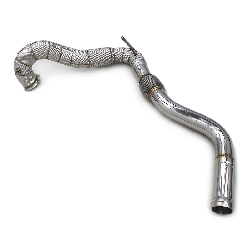 OBM Downpipe For Mercedes-Benz A45 CLA45 2.0T 2014-2020 Stainless Steel Free Flow Exhaust Pipe With Heat Shield
OBM Downpipe For Mercedes-Benz A45 CLA45 2.0T 2014-2020 Stainless Steel Free Flow Exhaust Pipe With Heat Shield