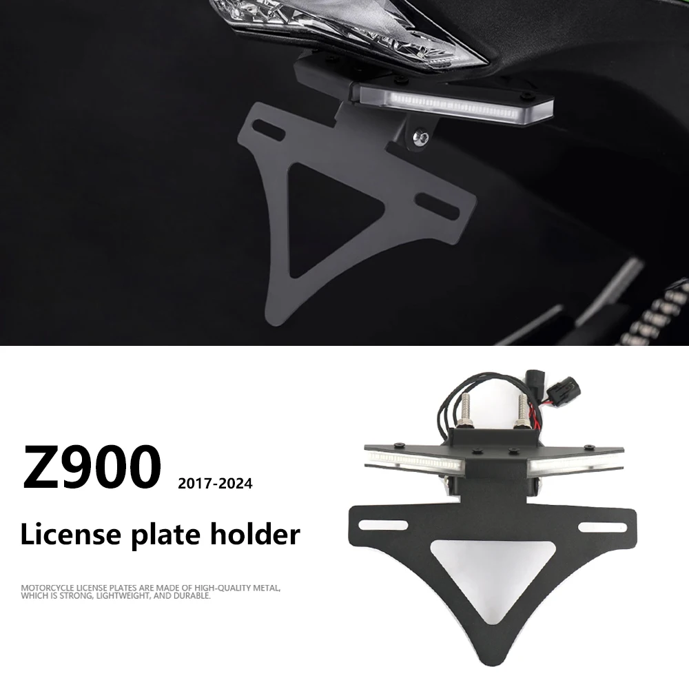 Z900 2017-2024 License Holder LED Light For KAWASAKI Z900 z900 2019 Motorcycle Fender Eliminator Tail Number Plate Bracket Kit
Z900 2017-2024 License Holder LED Light For KAWASAKI Z900 z900 2019 Motorcycle Fender Eliminator Tail Number Plate Bracket Kit
