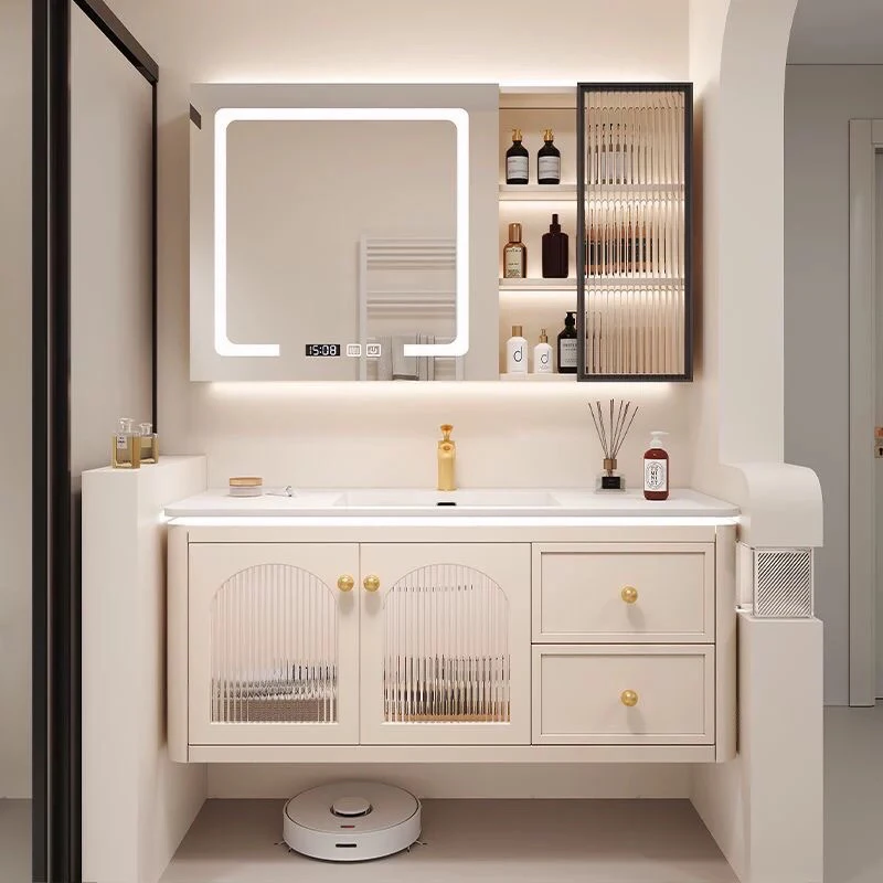 Встроенный умывальник DuPont Corian, комбинированный шкаф для ванной комнаты, современный простой дубовый шкаф в кремовом стиле, умывальник для лица
Встроенный умывальник DuPont Corian, комбинированный шкаф для ванной комнаты, современный простой дубовый шкаф в кремовом стиле, умывальник для лица