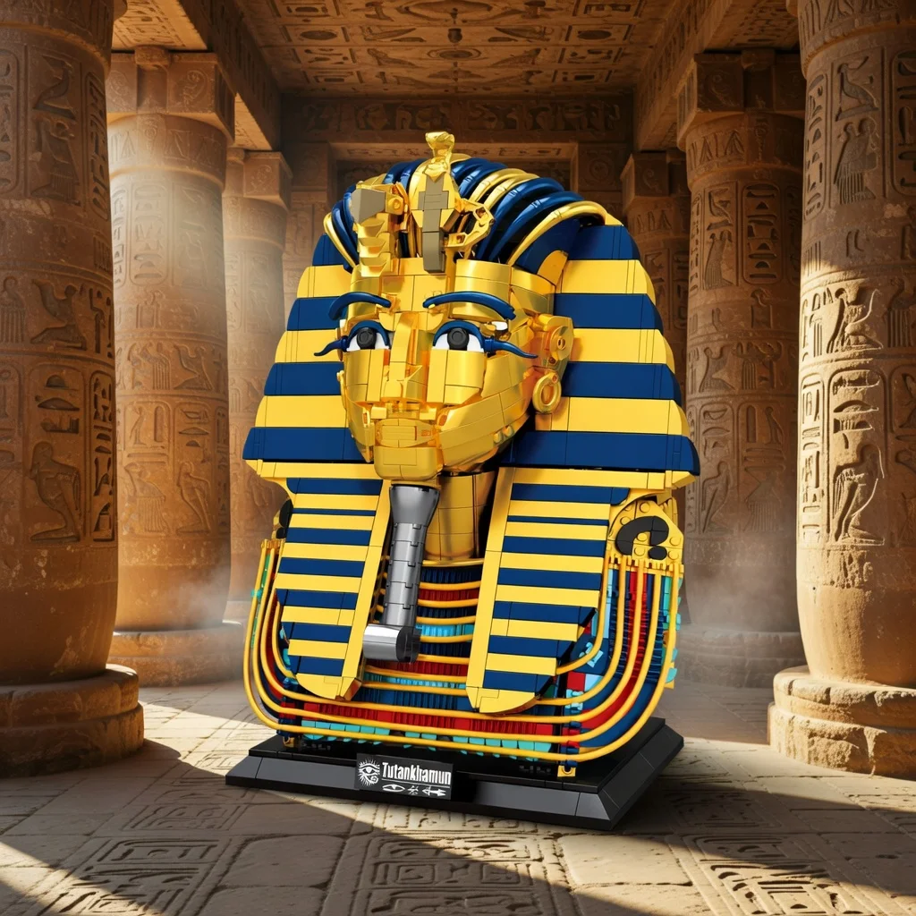 Egypt Pharaoh Golden Mask Building Blocks, 1603pcs Mythical Sphinx MOC Technical Bricks, Ancient Architecture Collection Gift
Egypt Pharaoh Golden Mask Building Blocks, 1603pcs Mythical Sphinx MOC Technical Bricks, Ancient Architecture Collection Gift
