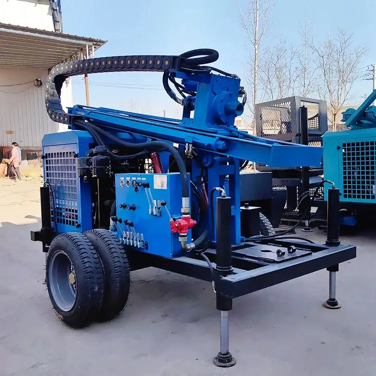 Customized 300m Deep Well Drilling Rig Hydraulic Diesel Rotary Drill Machine Portable High Efficiency Water Well Driller
Customized 300m Deep Well Drilling Rig Hydraulic Diesel Rotary Drill Machine Portable High Efficiency Water Well Driller
